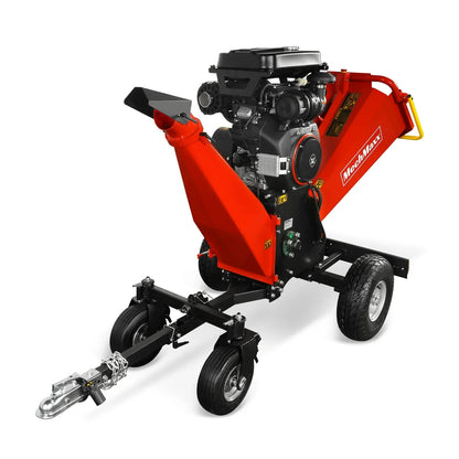 3-Point PTO Stump Grinder & 8 inch ZONSEN E-Start 1000cc 35hp Gas Powered Wood Chipper Bundle, SG24 & B200