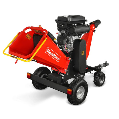 3-Point PTO Stump Grinder & 8 inch ZONSEN E-Start 1000cc 35hp Gas Powered Wood Chipper Bundle, SG24 & B200