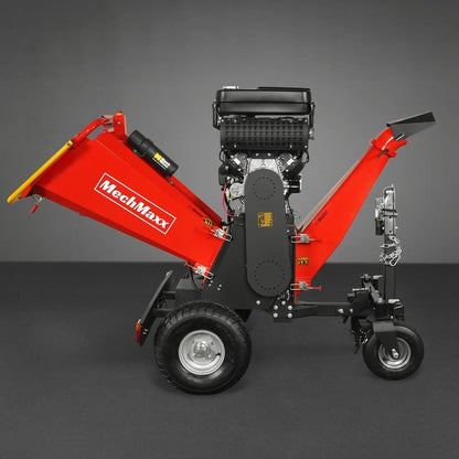 3-Point PTO Stump Grinder & 8 inch ZONSEN E-Start 1000cc 35hp Gas Powered Wood Chipper Bundle, SG24 & B200