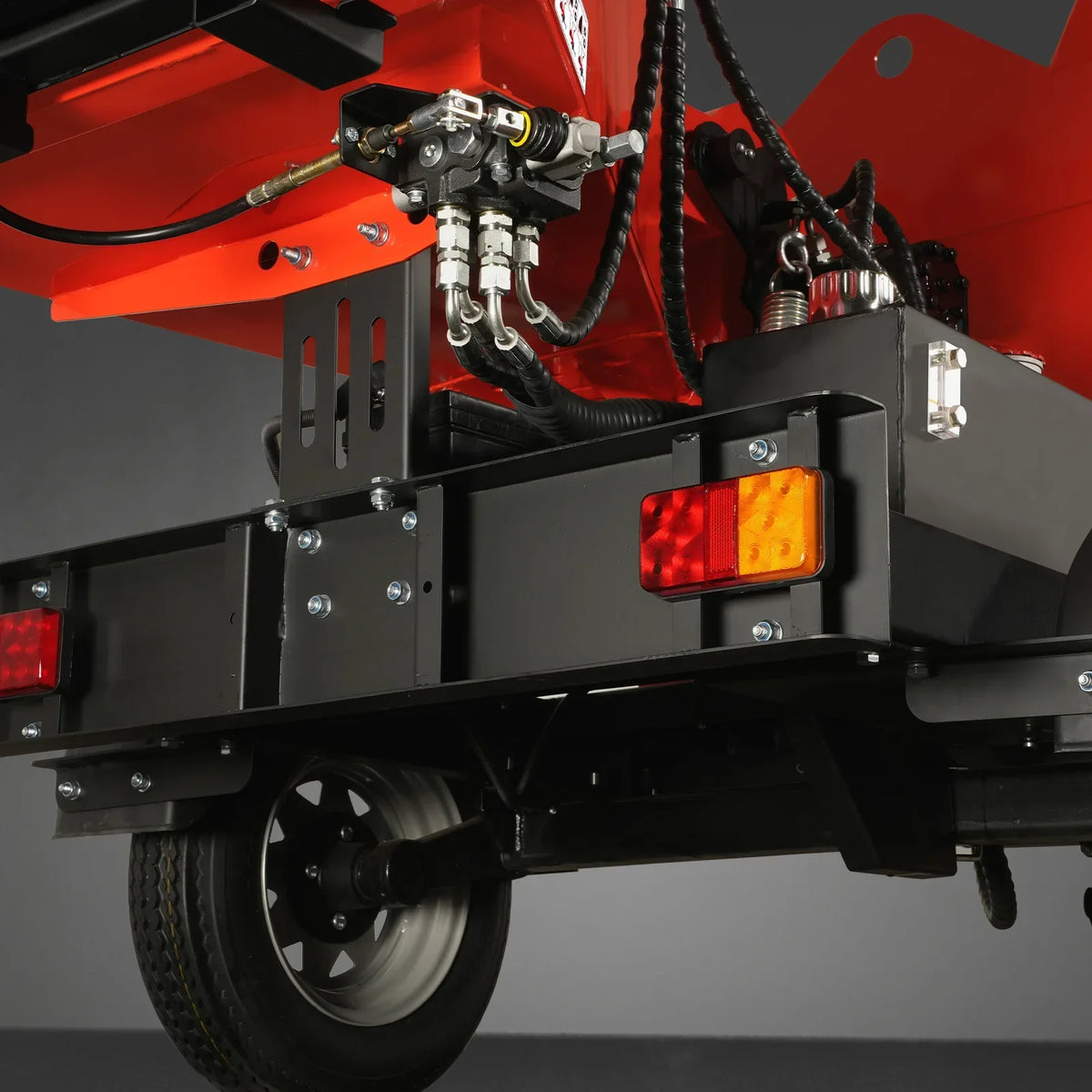 25hp 750cc Twin Cylinder ZONSEN Petrol Engine 7" Hydraulic Feeding Commerical Wood Chipper,  DCH7