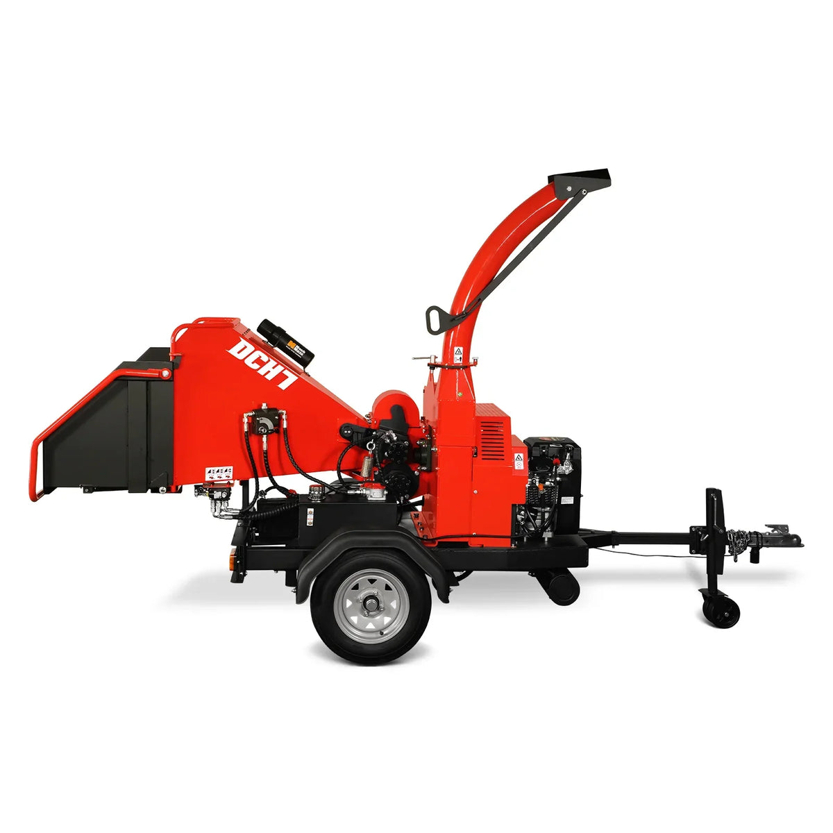 25hp 750cc Twin Cylinder ZONSEN Petrol Engine 7" Hydraulic Feeding Commerical Wood Chipper,  DCH7