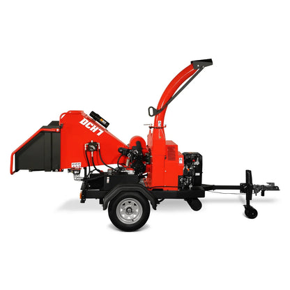 25hp 750cc Twin Cylinder ZONSEN Petrol Engine 7" Hydraulic Feeding Commerical Wood Chipper,  DCH7