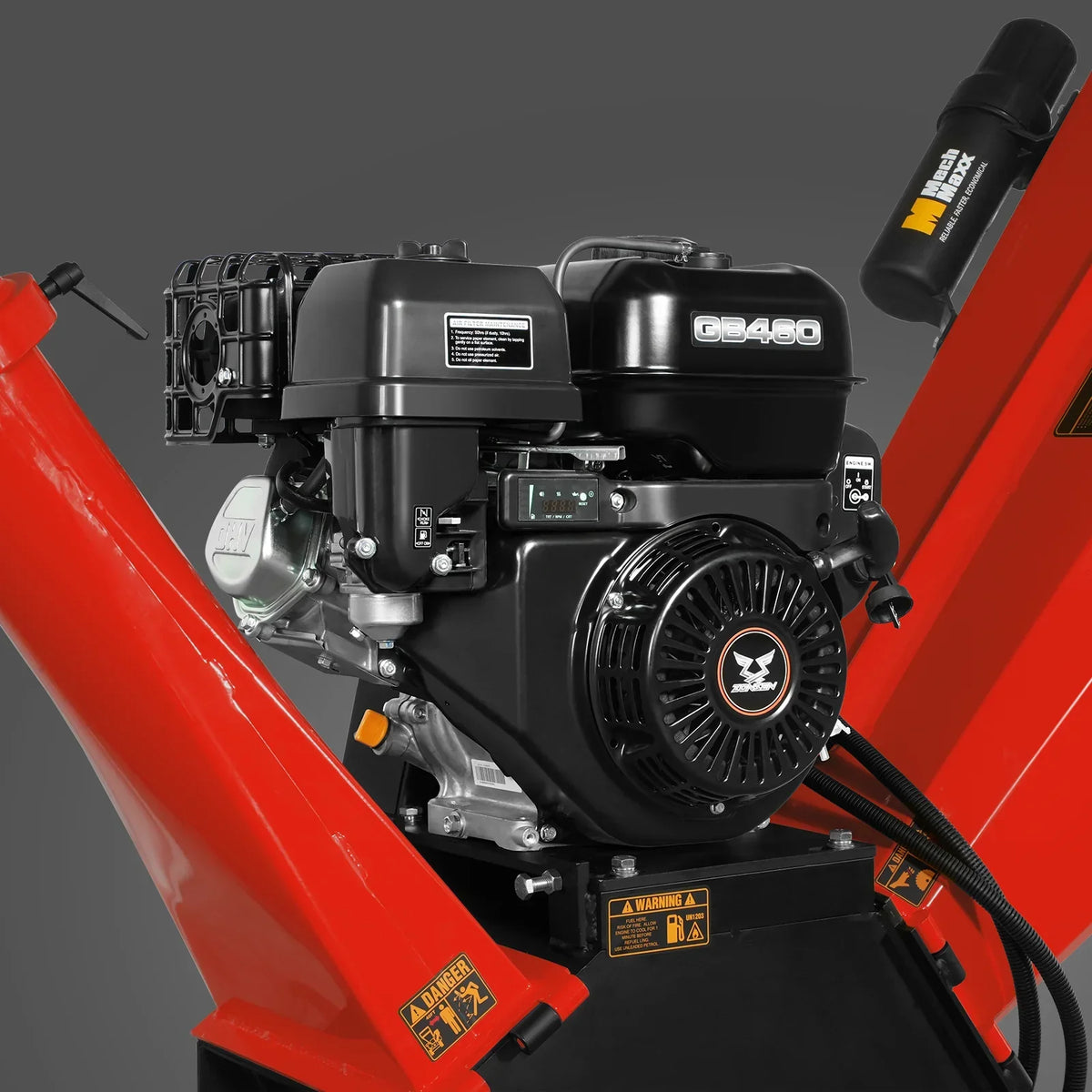 5 inch E-start ZONSEN 459cc Gasoline Engine Powered Wood Chipper ,  GS1500