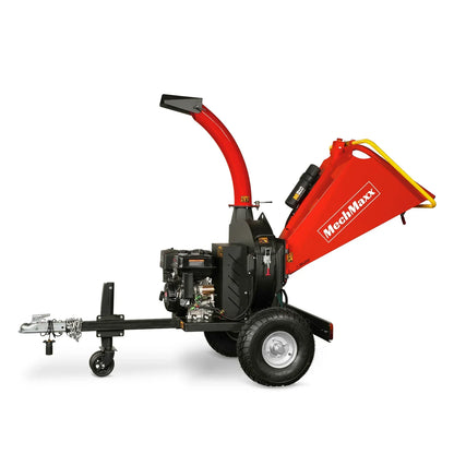 5 inch E-start DUCAR 420cc 15hp Gasoline Engine Powered Disc Wood Chipper with Taillight ,  P4205