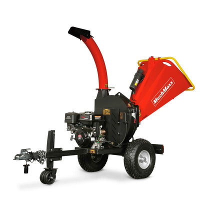 5 inch E-start DUCAR 420cc 15hp Gasoline Engine Powered Disc Wood Chipper with Taillight ,  P4205