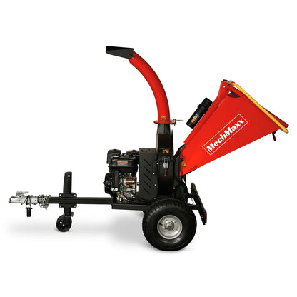 5 inch E-start DUCAR 420cc 15hp Gasoline Engine Powered Disc Wood Chipper with Taillight ,  P4205