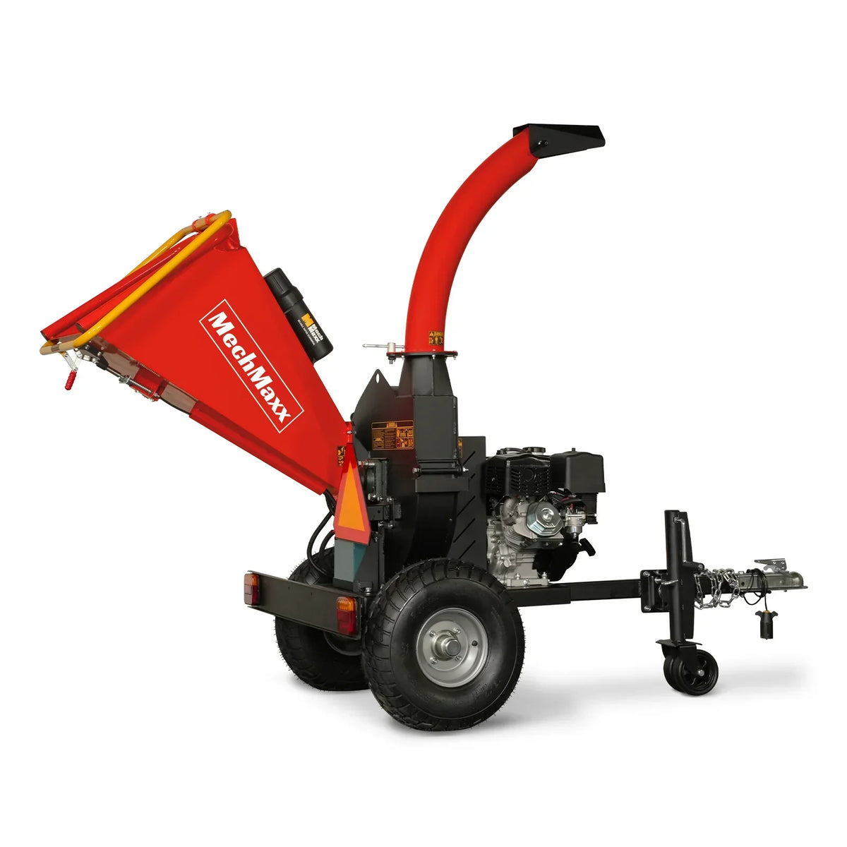 5 inch E-start DUCAR 420cc 15hp Gasoline Engine Powered Disc Wood Chipper with Taillight ,  P4205