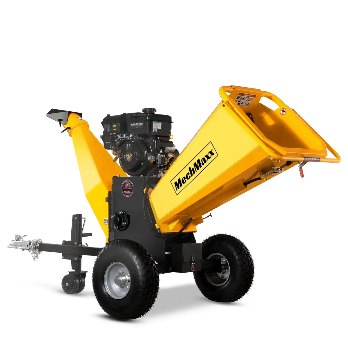 6 inch E-start B&S VANGUARD 408cc 14hp Gasoline Engine Powered Drum Wood Chipper,   P4206
