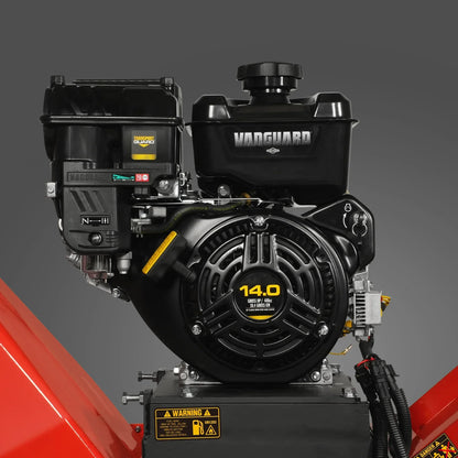 6 inch E-start B&S VANGUARD 408cc 14hp Gasoline Engine Powered Drum Wood Chipper ,  P4206