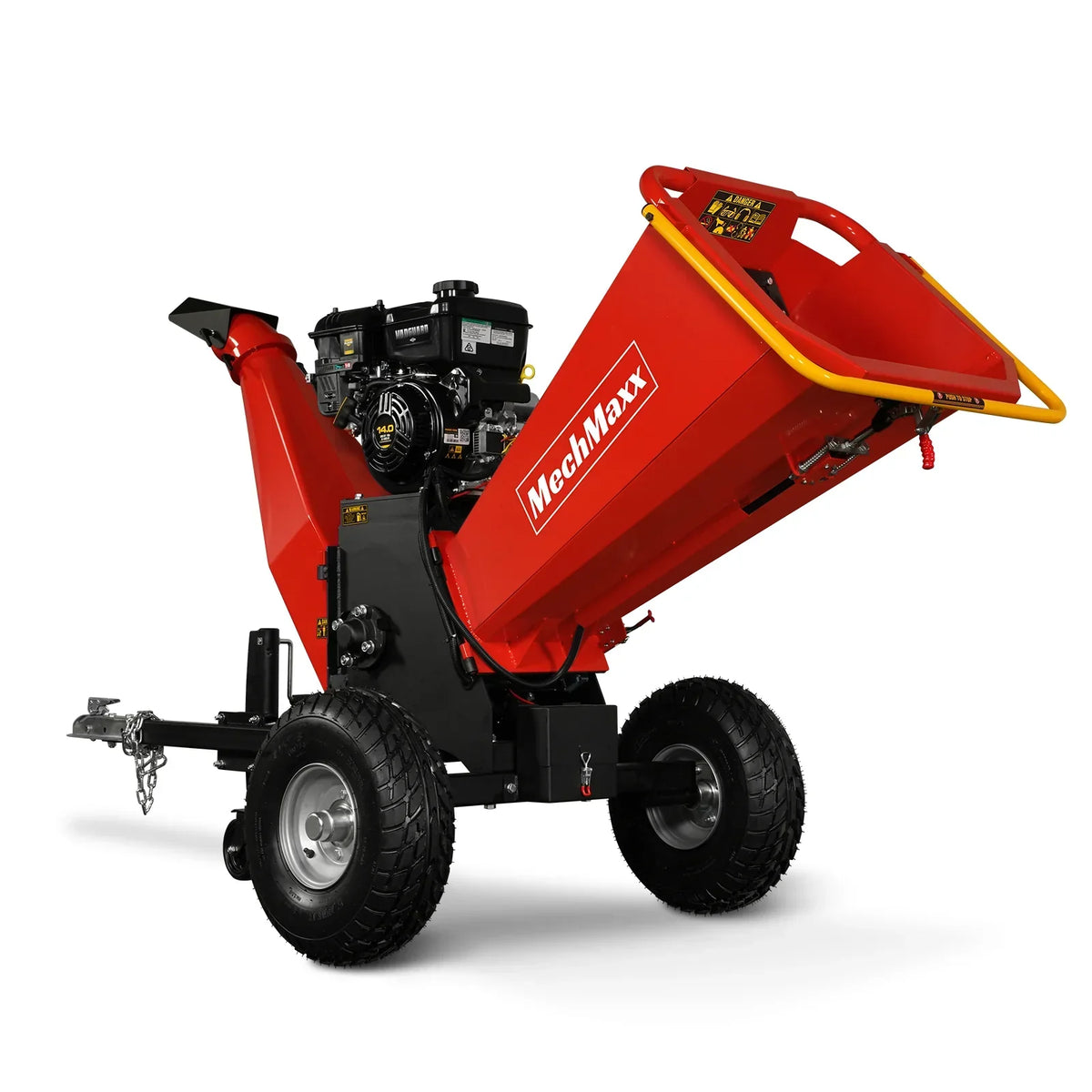 6 inch E-start B&S VANGUARD 408cc 14hp Gasoline Engine Powered Drum Wood Chipper ,  P4206