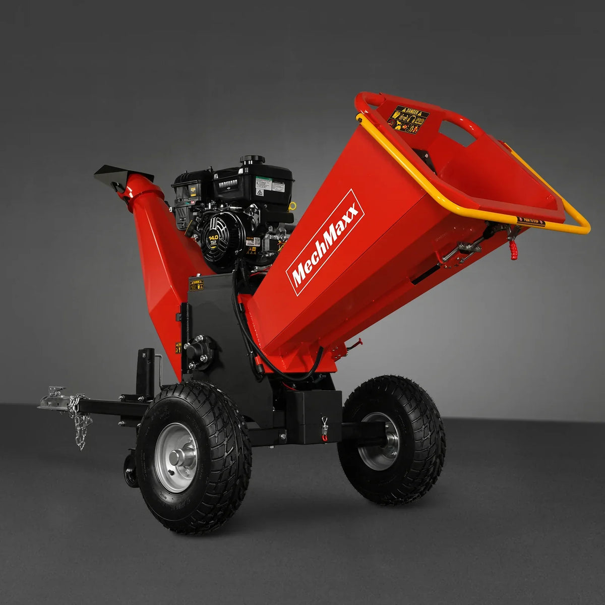 6 inch E-start B&S VANGUARD 408cc 14hp Gasoline Engine Powered Drum Wood Chipper ,  P4206