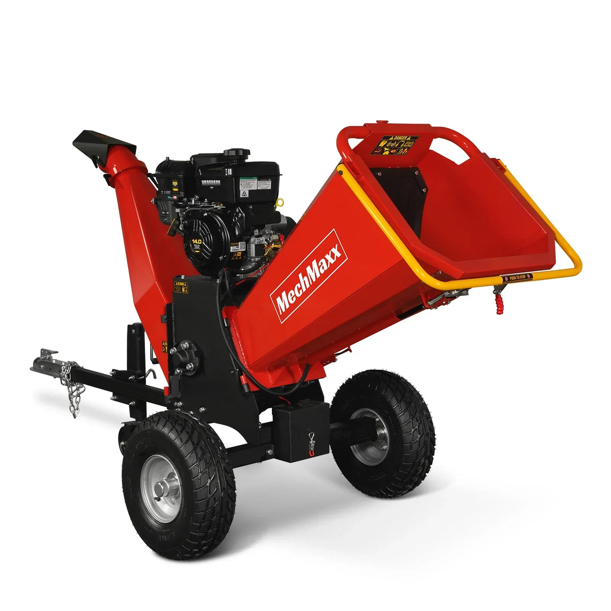 6 inch E-start B&S VANGUARD 408cc 14hp Gasoline Engine Powered Drum Wood Chipper ,  P4206