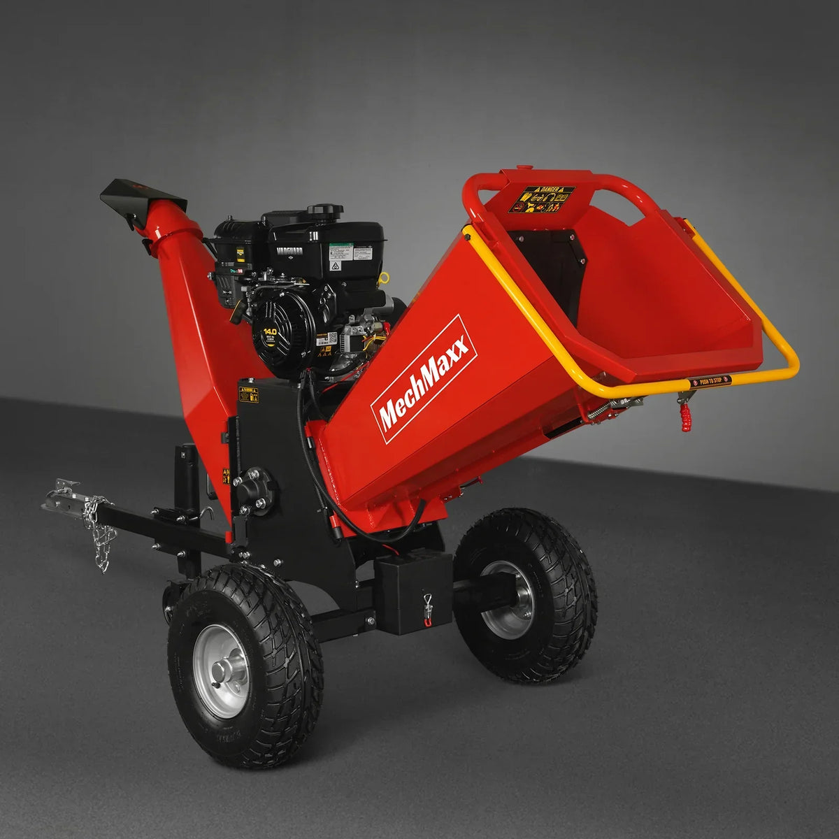 6 inch E-start B&S VANGUARD 408cc 14hp Gasoline Engine Powered Drum Wood Chipper ,  P4206