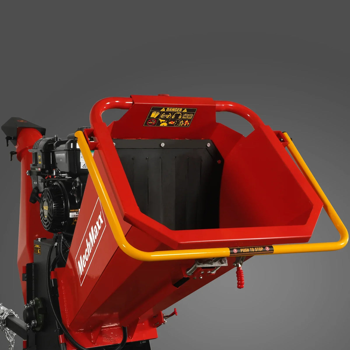 6 inch E-start B&S VANGUARD 408cc 14hp Gasoline Engine Powered Drum Wood Chipper ,  P4206